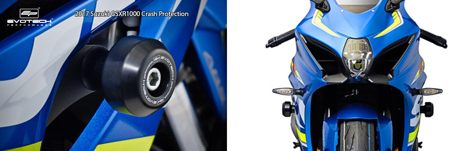 Suzuki GSX-R1000 2017 Crash Protection Protectors Sliders Motorcycle Accessories 