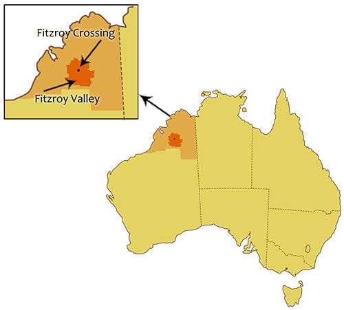 Fitzroy Valley map