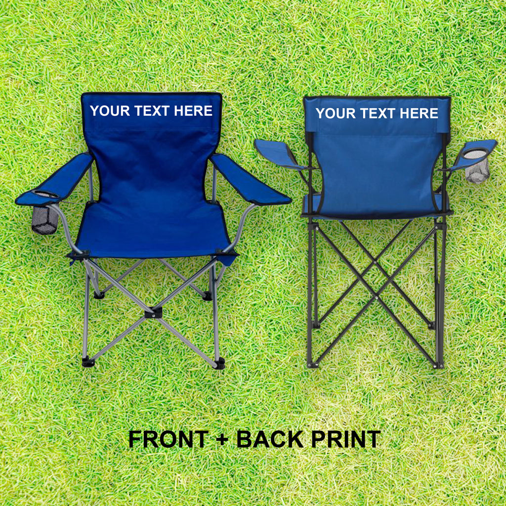 Personalised Folding Camping Chair Wepersonalize
