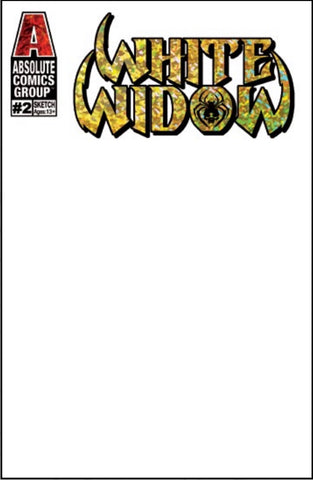 White Widow #2 Blank w/ Gold Foil