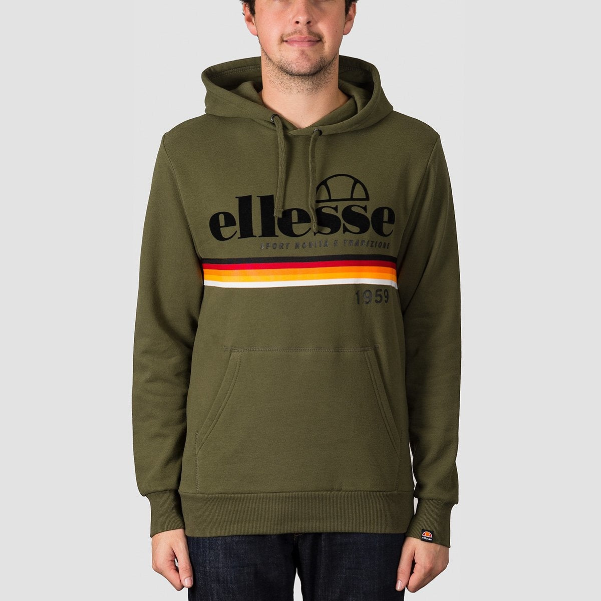 ellesse khaki hoodie