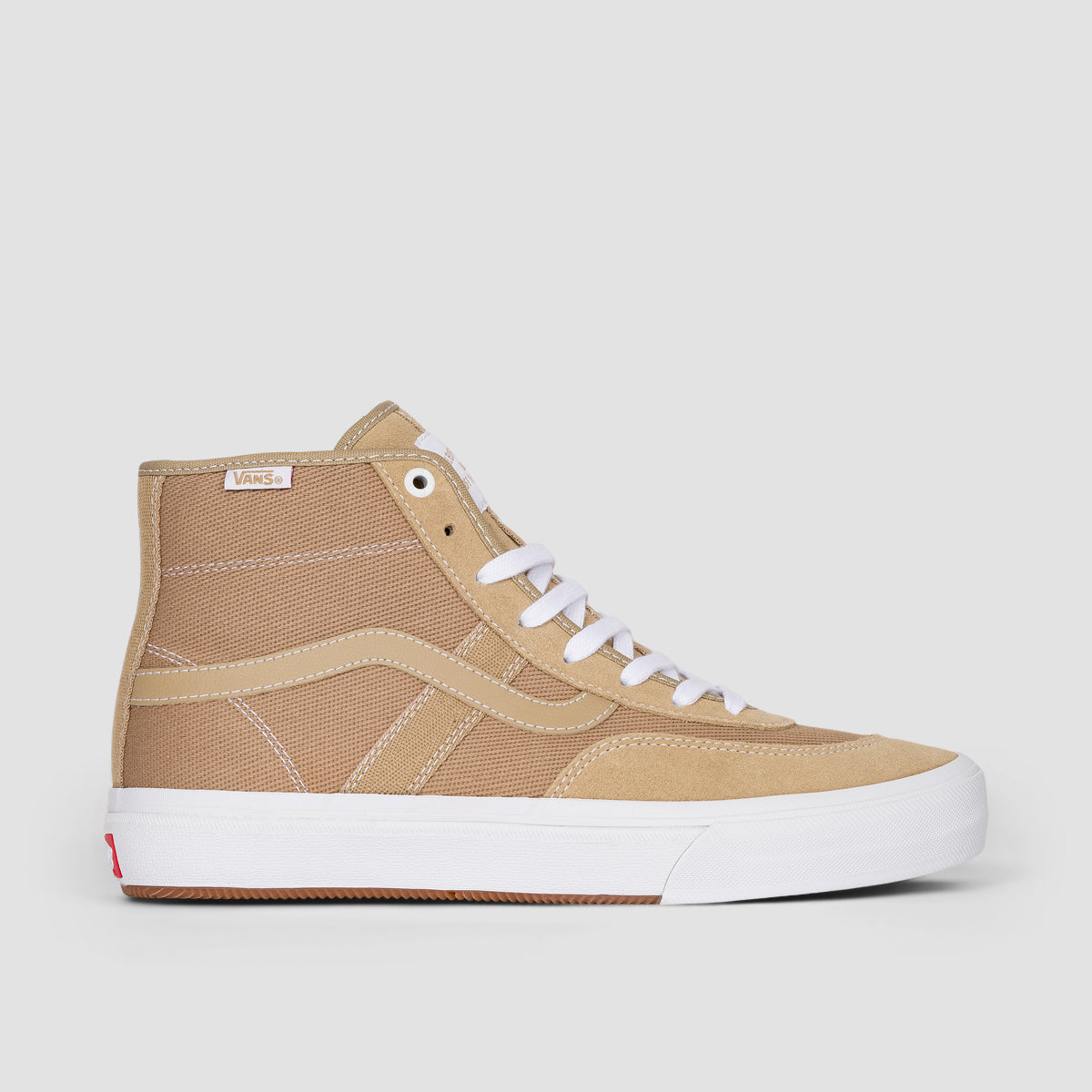 high top vans gold