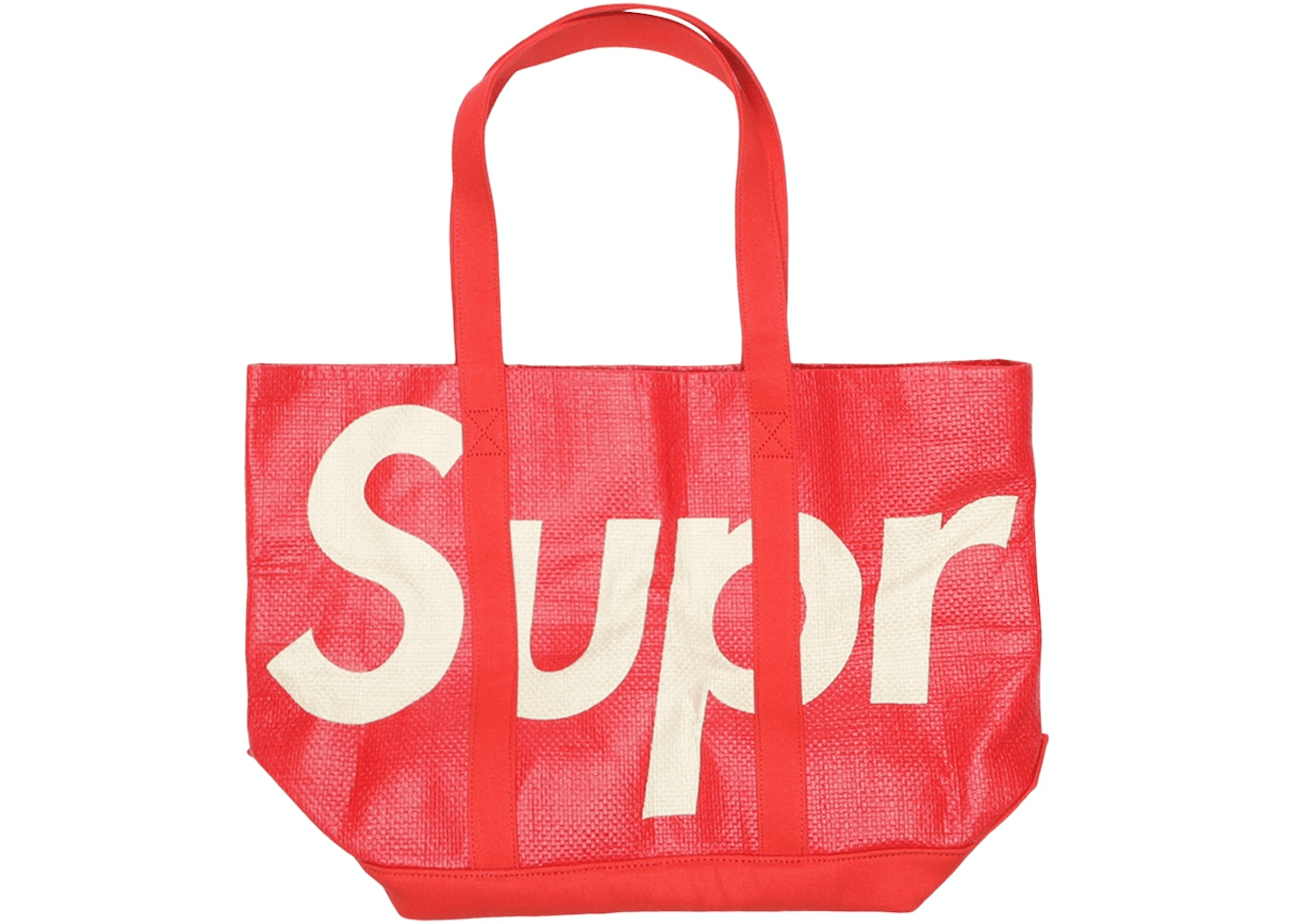 Supreme Raffia Tote Red | Kenshi Toronto