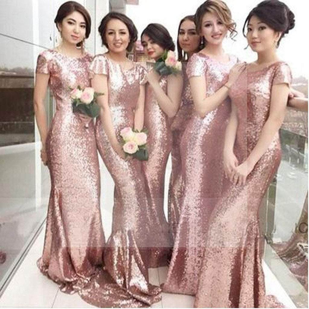 beautiful rose gold dresses