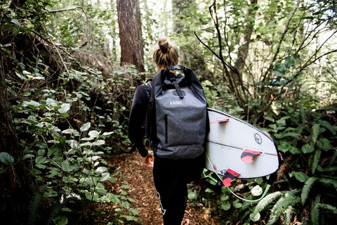 Paige Alms Exploring Canada in Her Excursion Backpack