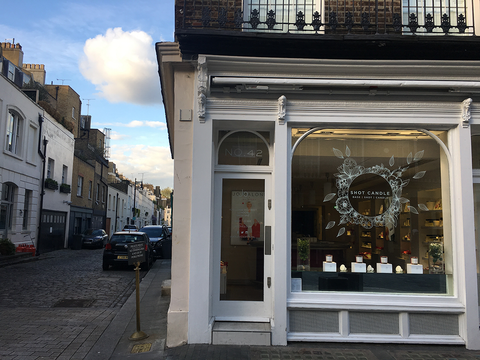 Blossom & Brush Jo Malone London shop windows visual merchandising window film