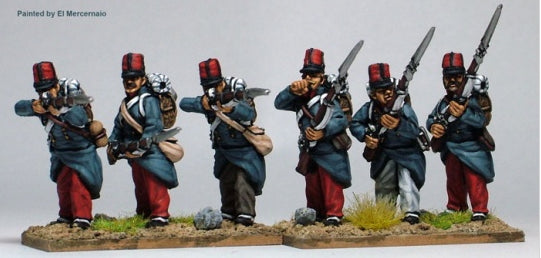 28mm French Foreign Legion command standing Perry ISA66 