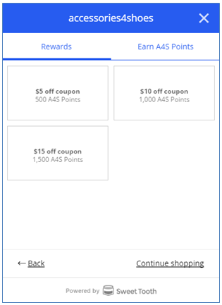 A4S Redeem Points