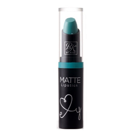 turquoise matte lipstick