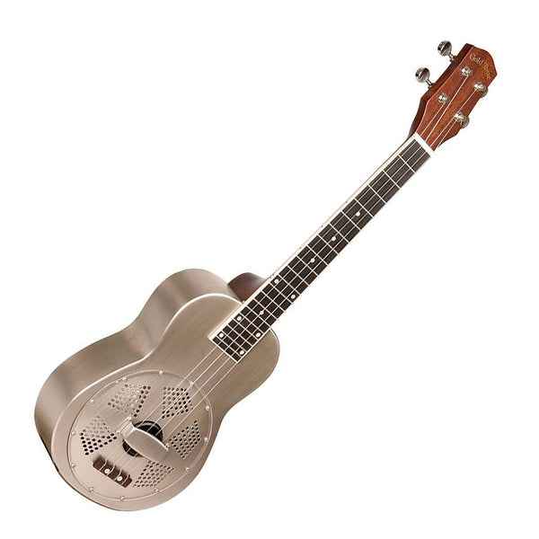 Gold Tone Tenor Scale Metal Boday Resonator Ukulele w/Gig Bag - RESOUKET
