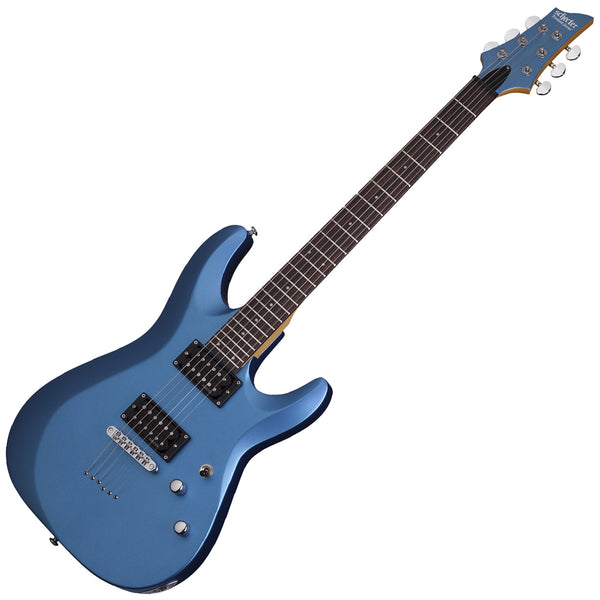 Schecter C6 Deluxe Electric Guitar in Metallic Light Blue - 431SHC