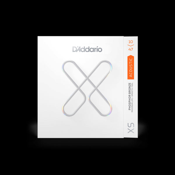 D'addario Coated XS Phosphor Bronze X-Light Acoustic Strings - XSAPB1047