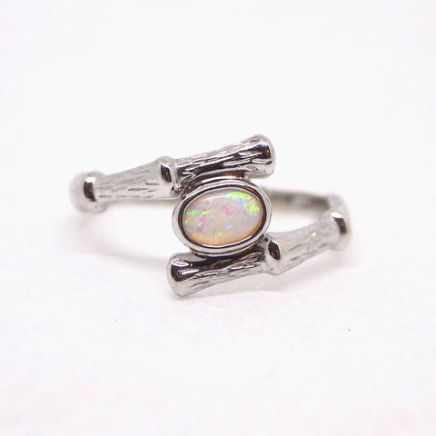 custom bamboo opal ring