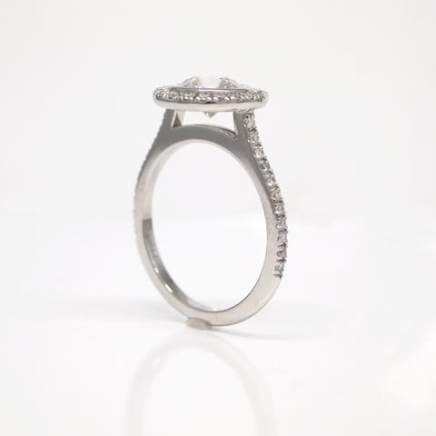 custom designed diamond engagement ring