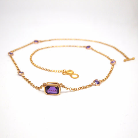 custom sapphire necklace