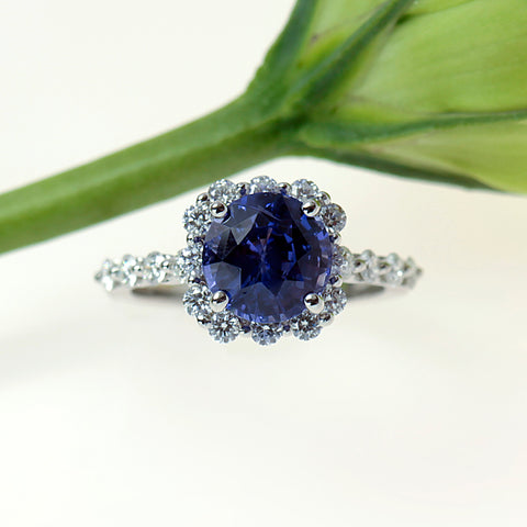 Sapphire Diamond Ring Judith Arnell Portland Jewelers