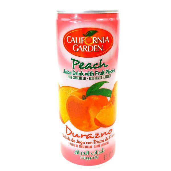 kapitalisme klodset stivhed Peach Juice California Garden