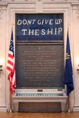 US Naval Academy - Memorial Hall dedicated to all alumni who have passed in the line of duty.  DON'T GIVE UP THE SHIP