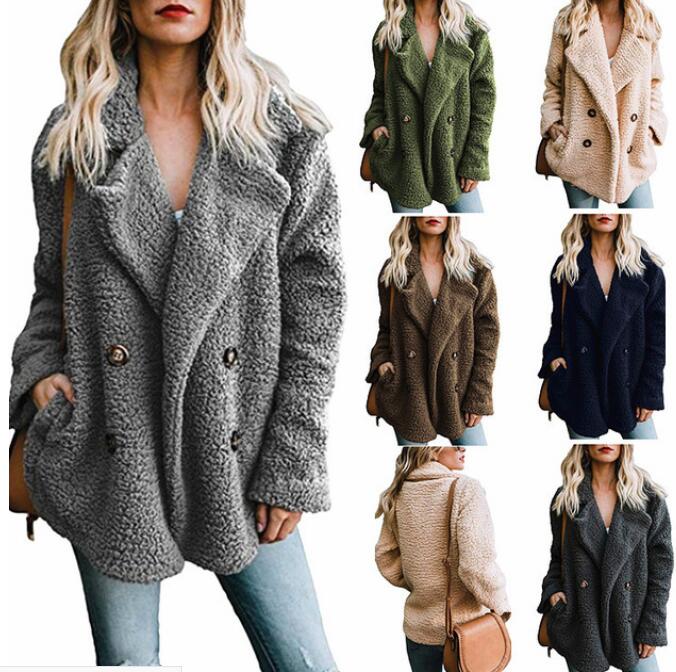 buttoned casual quilted coat