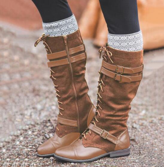 Women's Fashion Mid Calf Casual Boots 