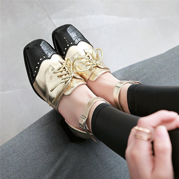 ladies square toe shoes