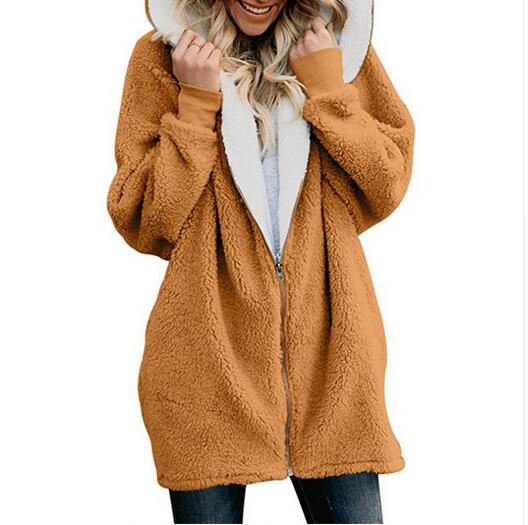 teddy bear coat hoodie