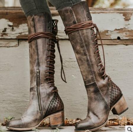 womens knee high work boots