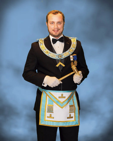 Worshipful Master, Michael Reiach