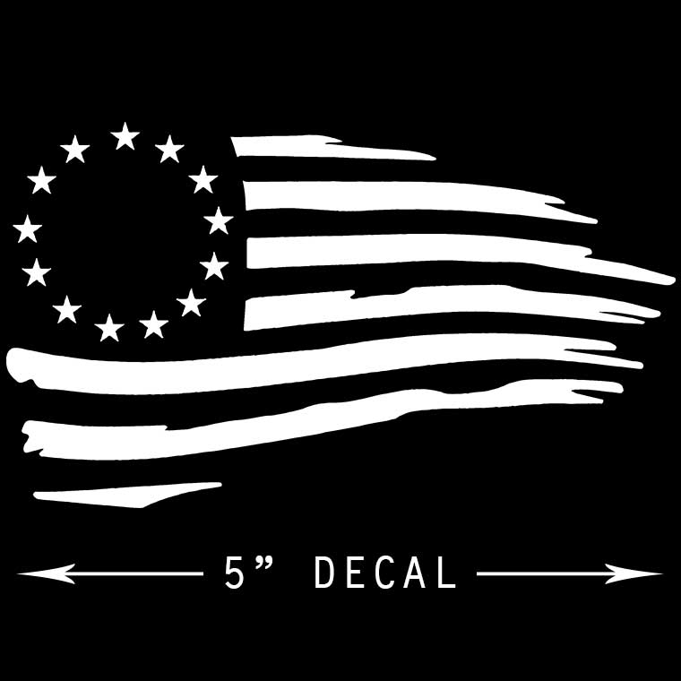 Gun Flag Decal