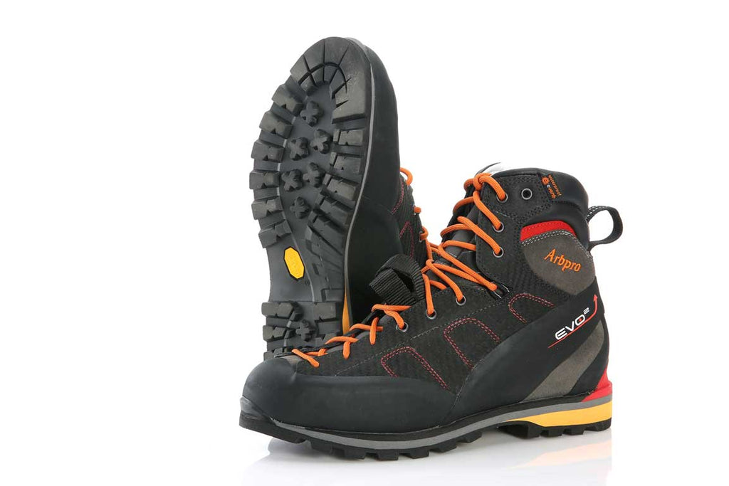 steel toe climbing boots