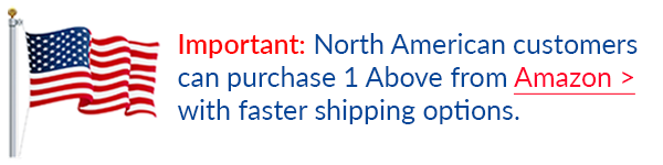 For faster shipping North American customers can order from Amazon US store
