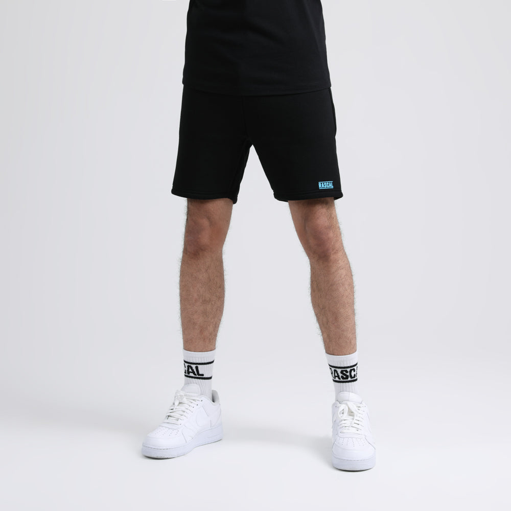 Mens Essential Short | Black/Cyan Blue