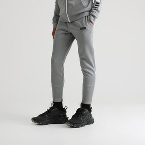 Mens Elite Stripe Track Pant | Grey Marl