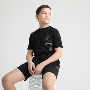 Boys Tour Tee | Black