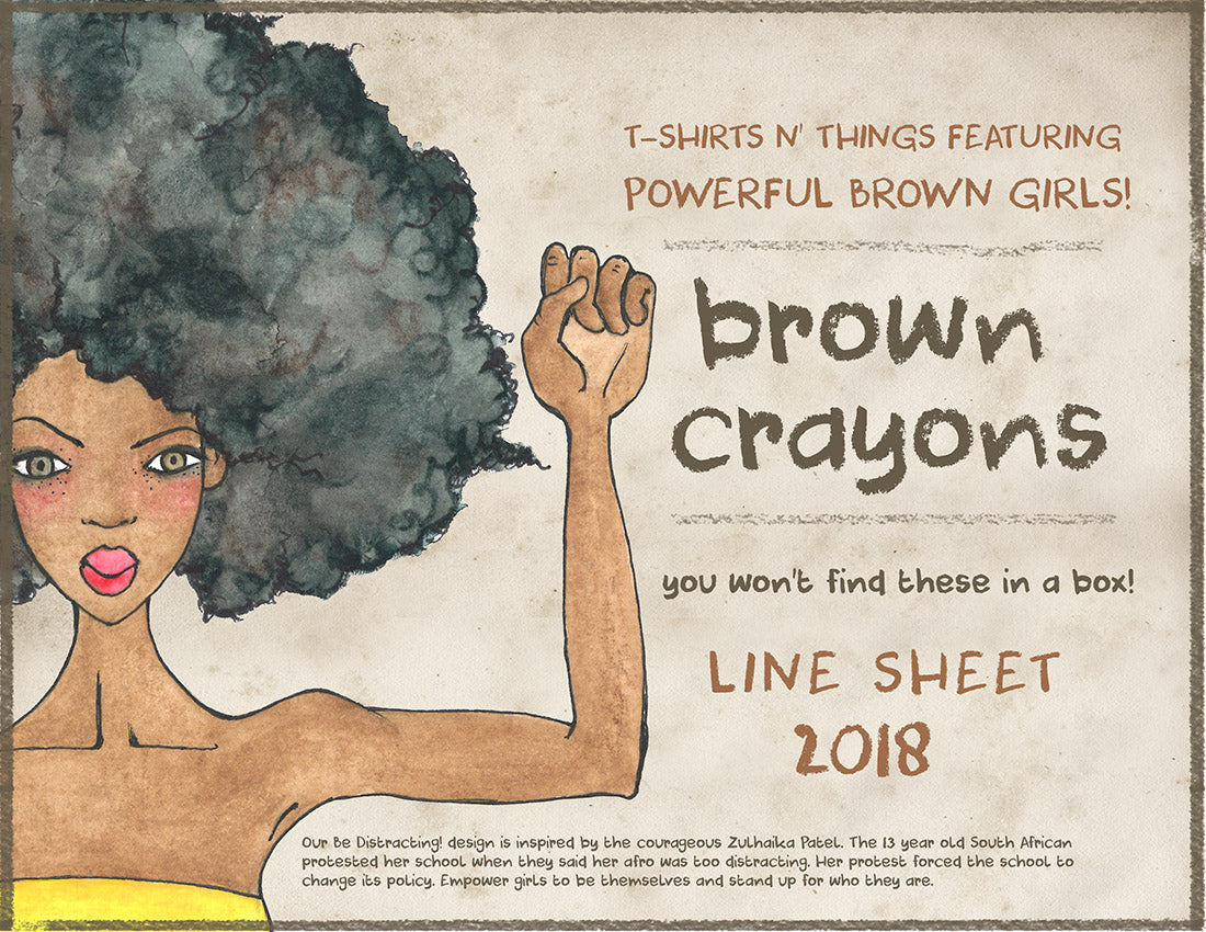 Brown Crayons Wholesale Line Sheet 2018 - Note Cards