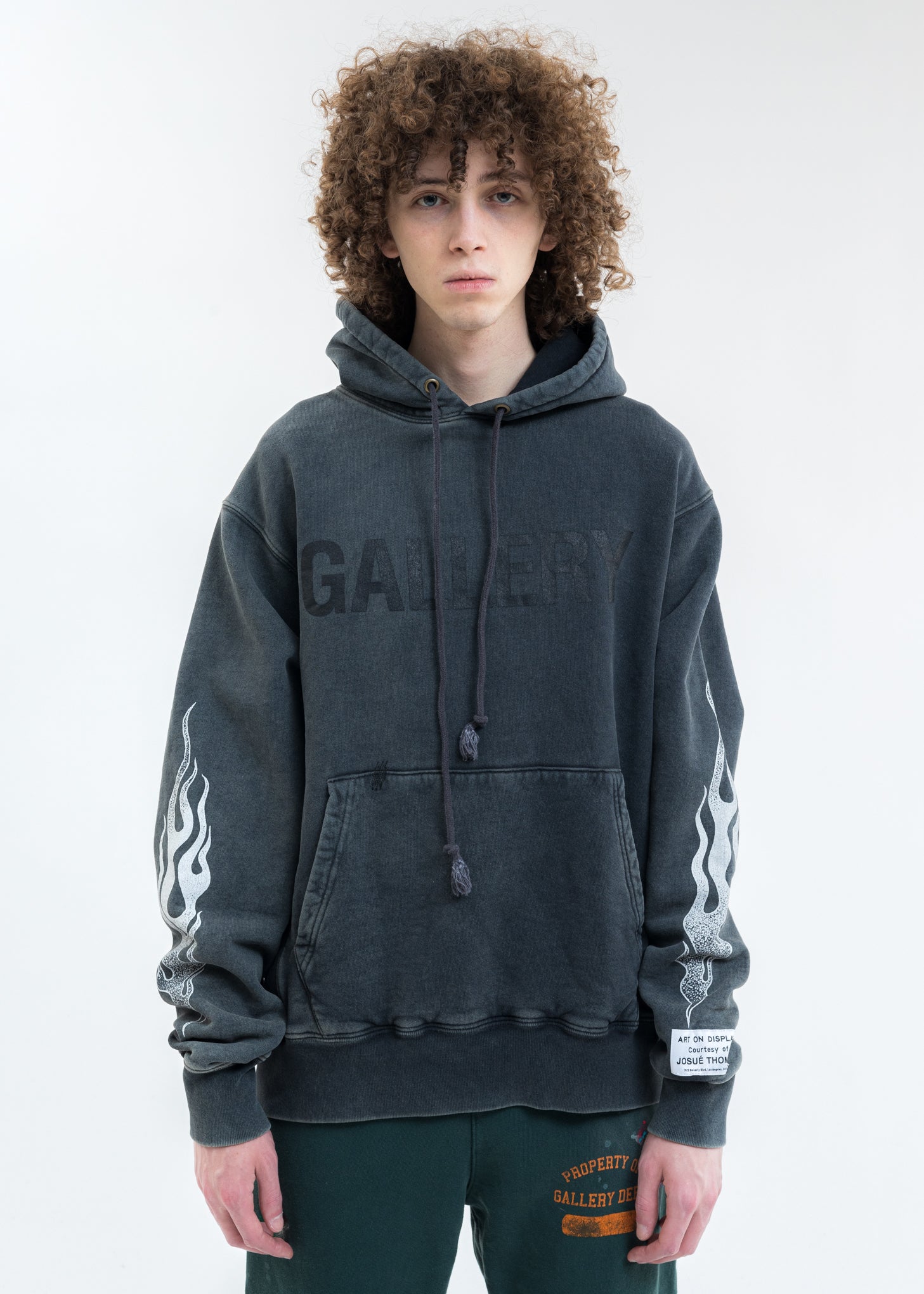 プルオーバ≰ GALLERY DEPT GD FLAMES HOODIE パーカー XLの通販 by