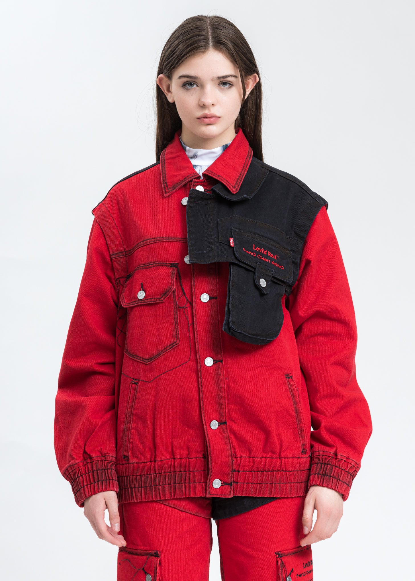 fengchenwang × Levi´s Red デニムジャケット-