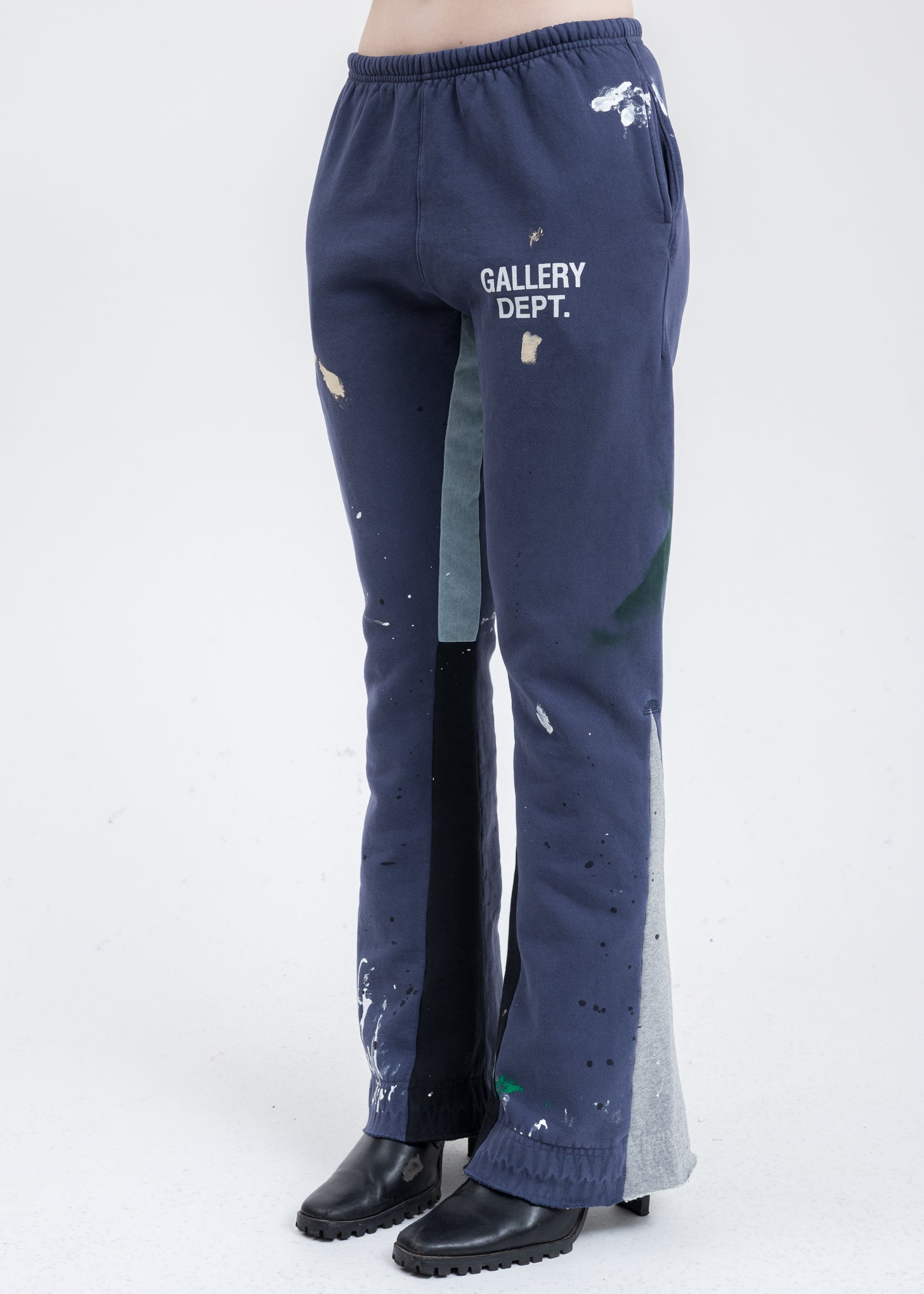 Gallery Dept. Painted Flare Sweat Pants Navy