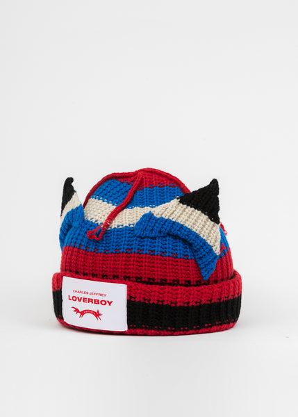 017 Shop | Charles Jeffrey Loverboy Multi Color Chunky Ears Beanie