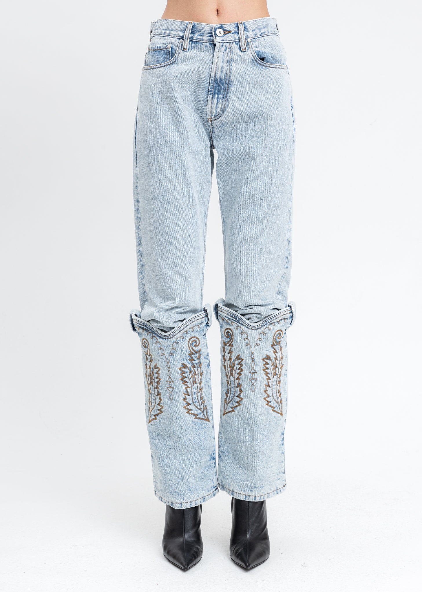 Y/Project cowboy cuff jeans カウボーイカフ デニム | www