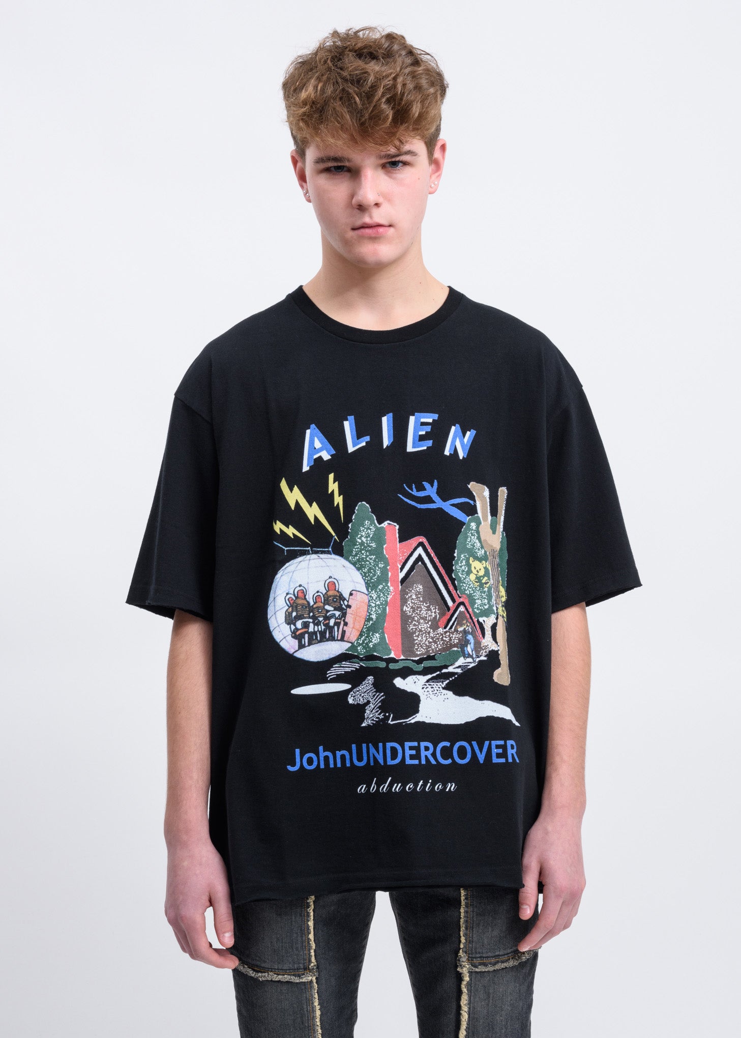 John UNDERCOVER ポロベア パンク オマージュ パロディ Tシャツ - www ...