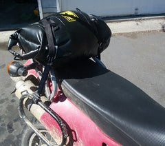 Bag Snake on a Kawasaki KLR 650
