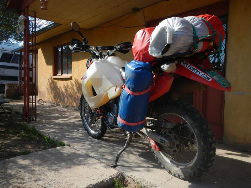 Full Uprising Luggage System on Kawasaki KLR 650