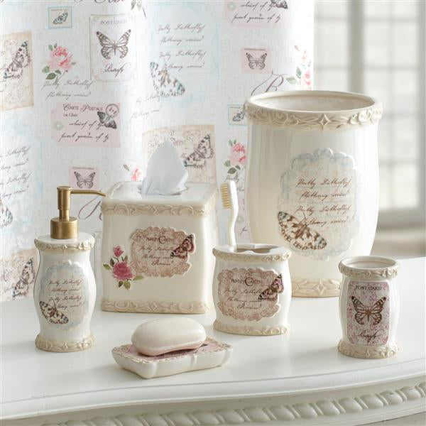 croscill butterfly moments bath accessories