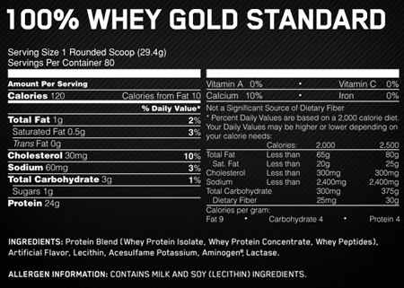 Optimum Nutrition 100% Whey Gold Standard 10lb Payless Supplements
