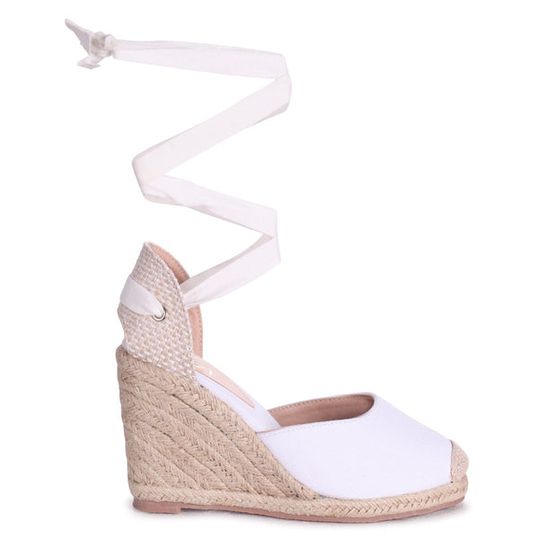 white wedge espadrilles