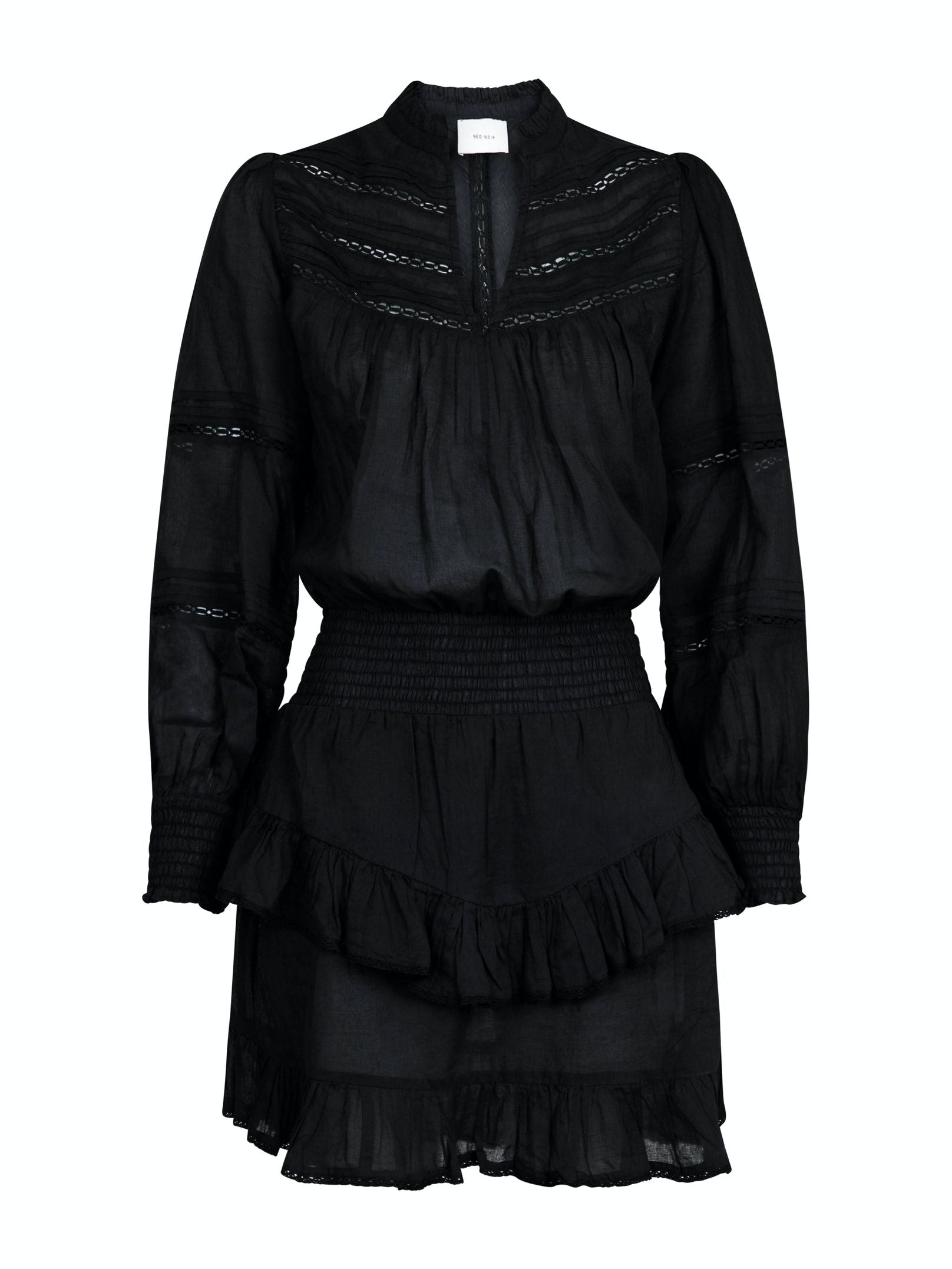 S Voile Dress Black – VILLOID