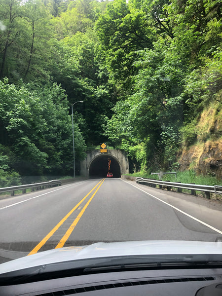 driving to bandon dunes