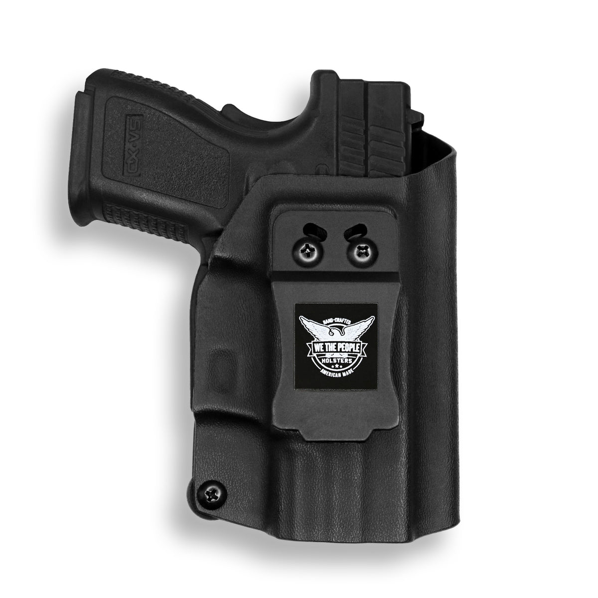 Hip Side Gun Holster Fits Springfield Armory 1911-1A; XD-45 ACP with 5" barrel 