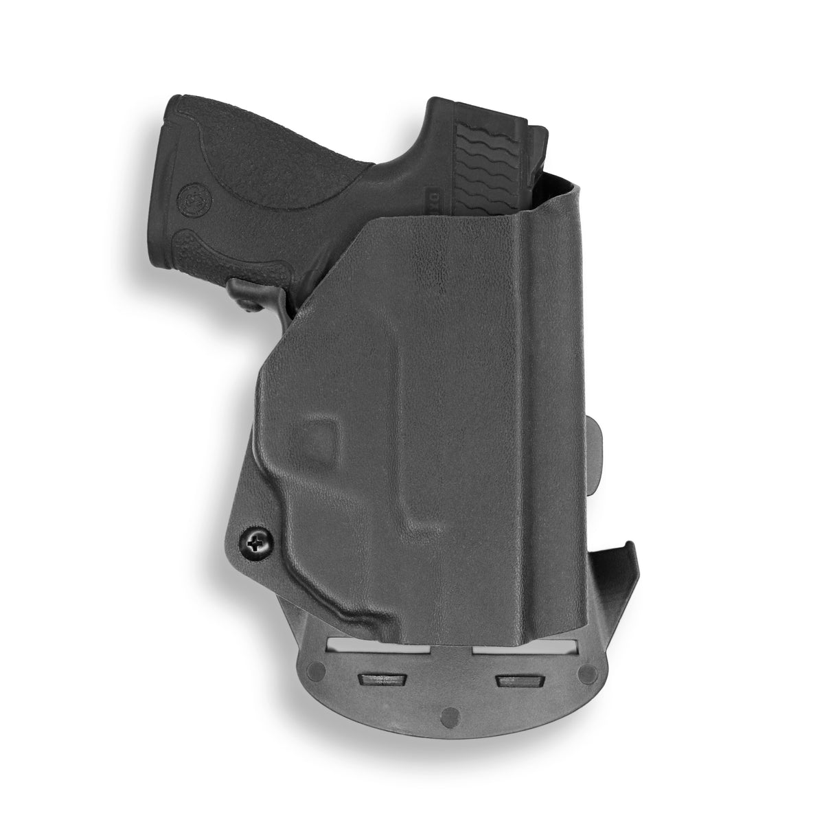 S&W SHIELD EZ 380 CT Laser Leather Gun Holster Right Hand Shoulder Vertical 